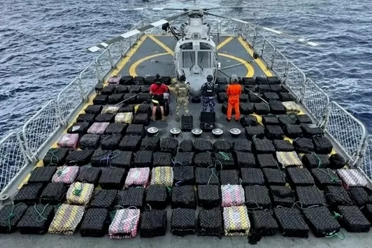 Mexico thu giữ 3,5 tấn cocaine ngoài khơi Thái Bình Dương