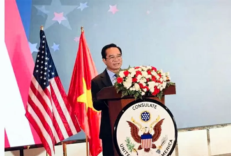 Chủ tịch TP.HCM - Nguyễn Văn Được khẳng định: Thành phố đặc biệt coi trọng hợp tác với Hoa Kỳ (Ảnh: Bảo Lan)