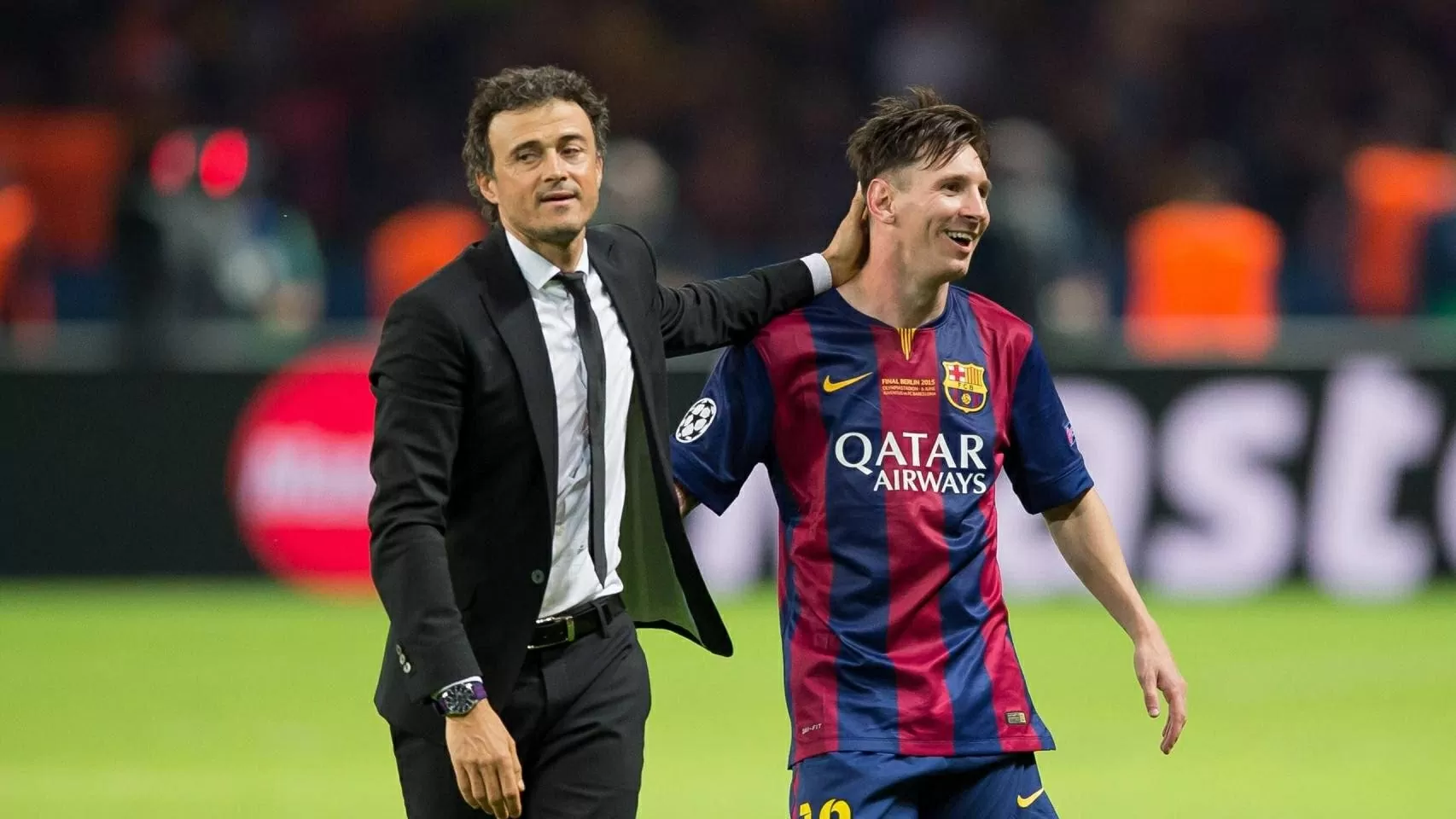 Messi và Luis Enrique ở chung kết Champions League 2015. Ảnh: EFE Messi và Luis Enrique ở chung kết Champions League 2015. Ảnh: EFE