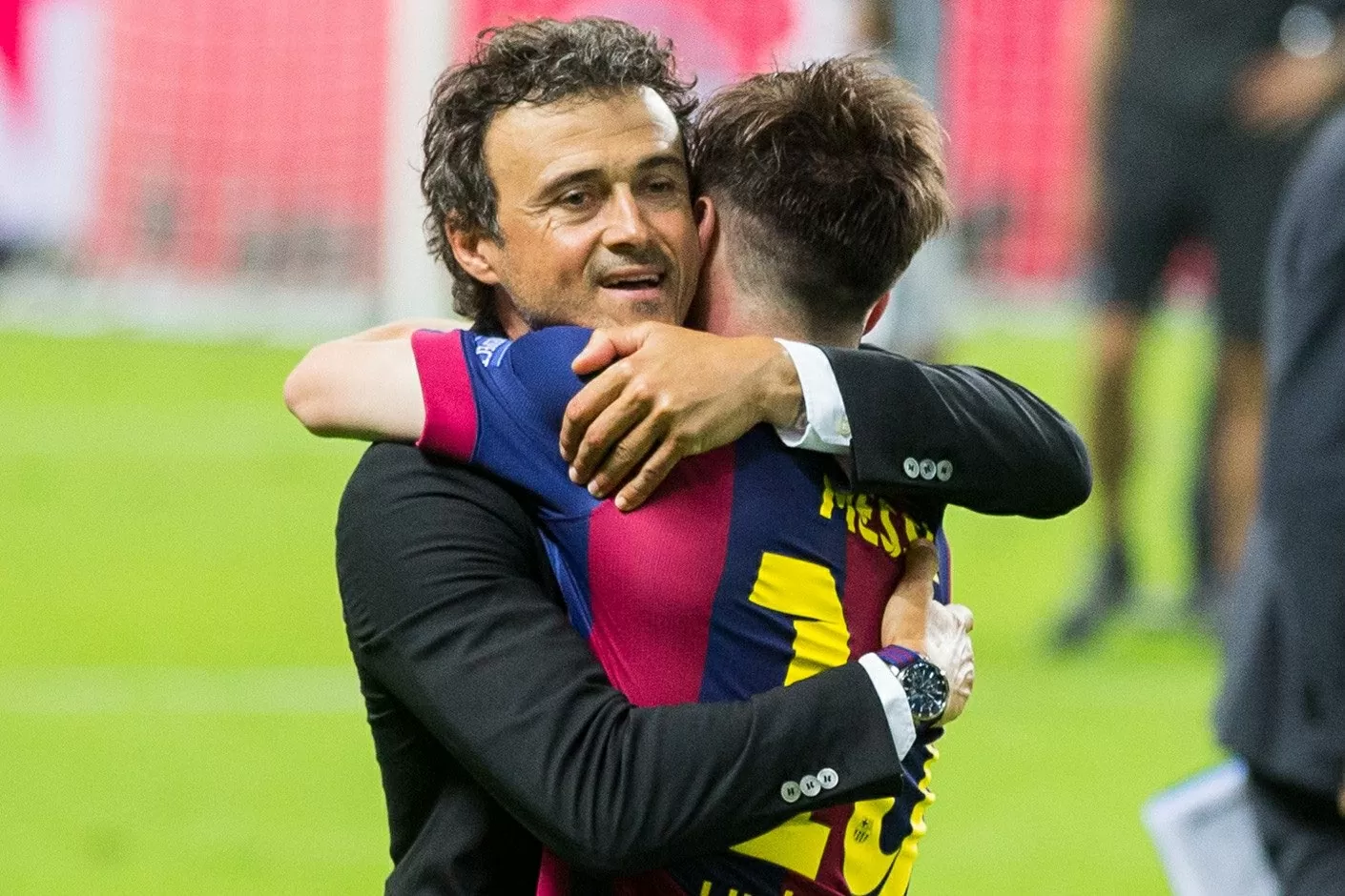 Sau này Messi luôn dành cho Luis Enrique sự tôn trọng. Ảnh: FCB Sau này Messi luôn dành cho Luis Enrique sự tôn trọng. Ảnh: FCB
