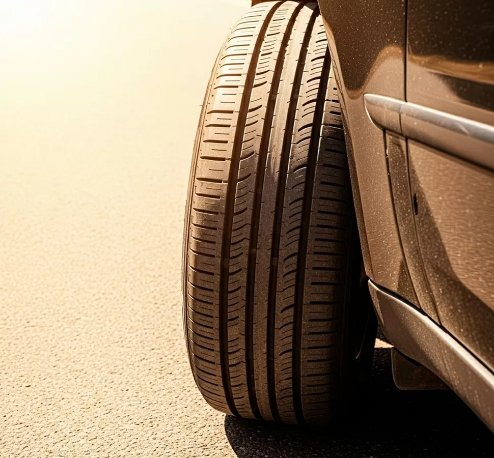 Chống nổ lốp xe ô tô trong mùa nắng nóng