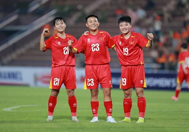 Việt Nam thắng 7-0 ngày ra quân vòng loại Asian Cup nữ Việt Nam thắng 7-0 ngày ra quân vòng loại Asian Cup nữ