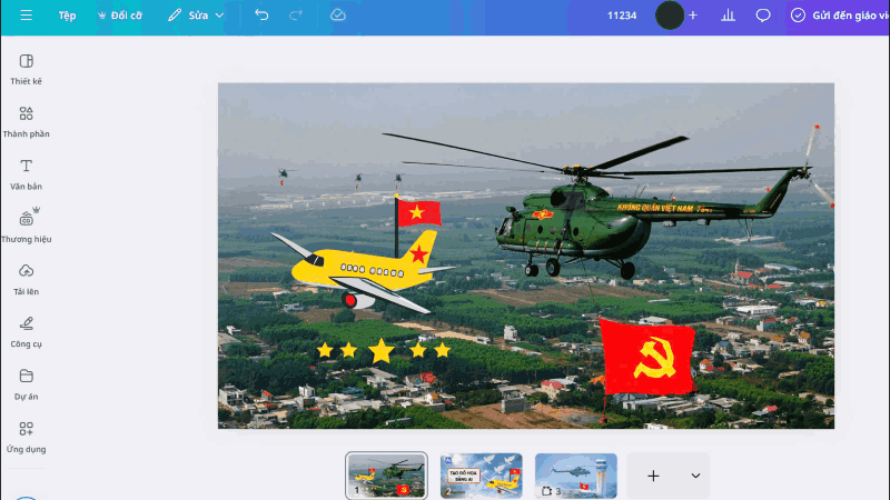 Truy cập vào Canva.com trên trình duyệt máy tính. Truy cập vào Canva.com trên trình duyệt máy tính.