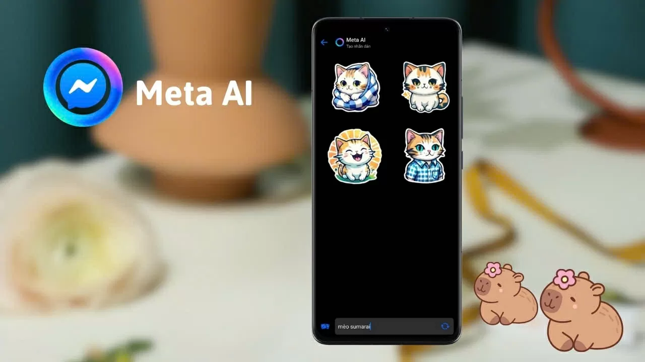 Cách tạo nhãn dán trên Messenger bằng AI thú vị nhất.