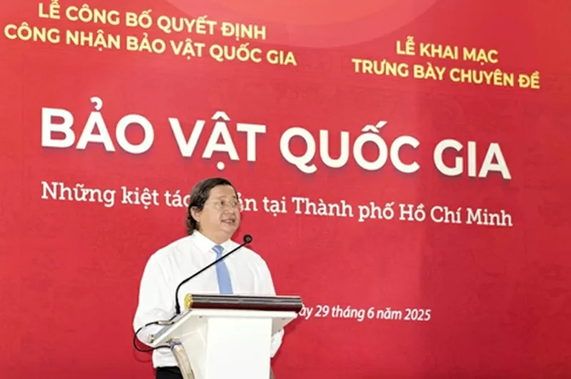 Ông Nguyễn Minh Nhựt – Phó Giám đốc Sở Văn hóa và Thể Thao TP. HCM phát biểu tại sự kiện (Ảnh: Bảo Lan) Ông Nguyễn Minh Nhựt – Phó Giám đốc Sở Văn hóa và Thể Thao TP. HCM phát biểu tại sự kiện (Ảnh: Bảo Lan)