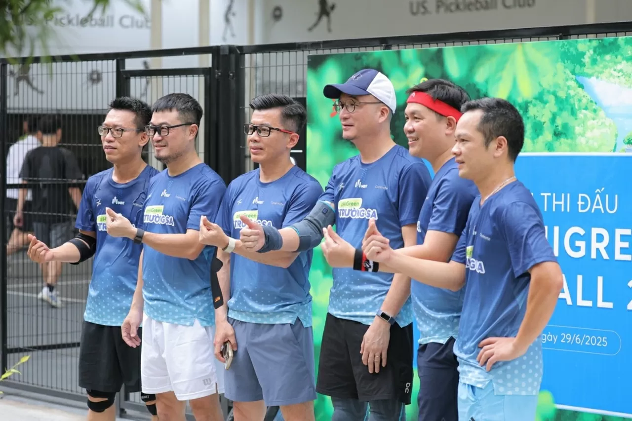 Hình ảnh các vận động viên tham dự Giải đấu MBIT HiGreen Pickleball 2025.