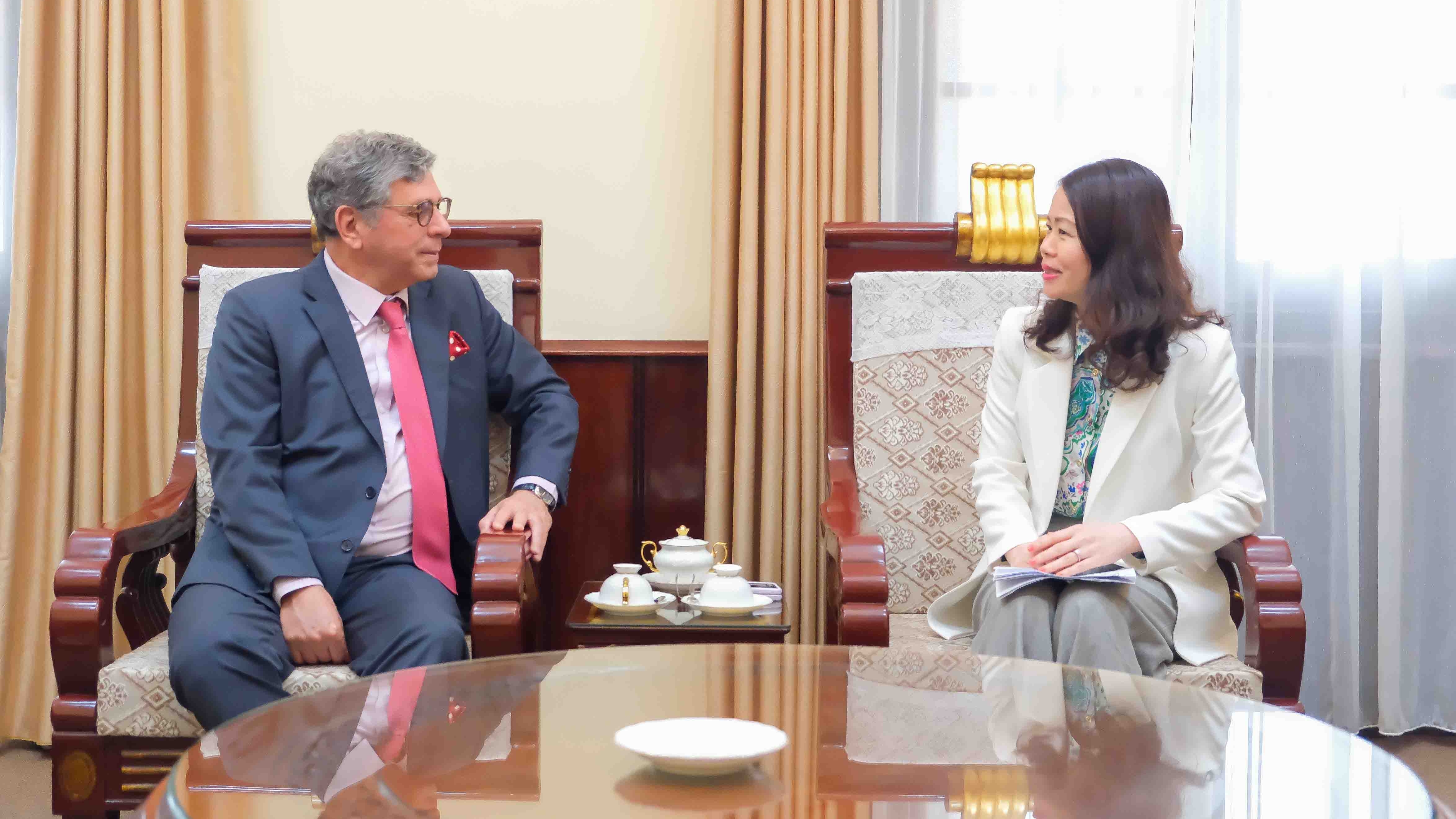 thu truong nguyen minh hang tiep dai su brazil tai viet nam