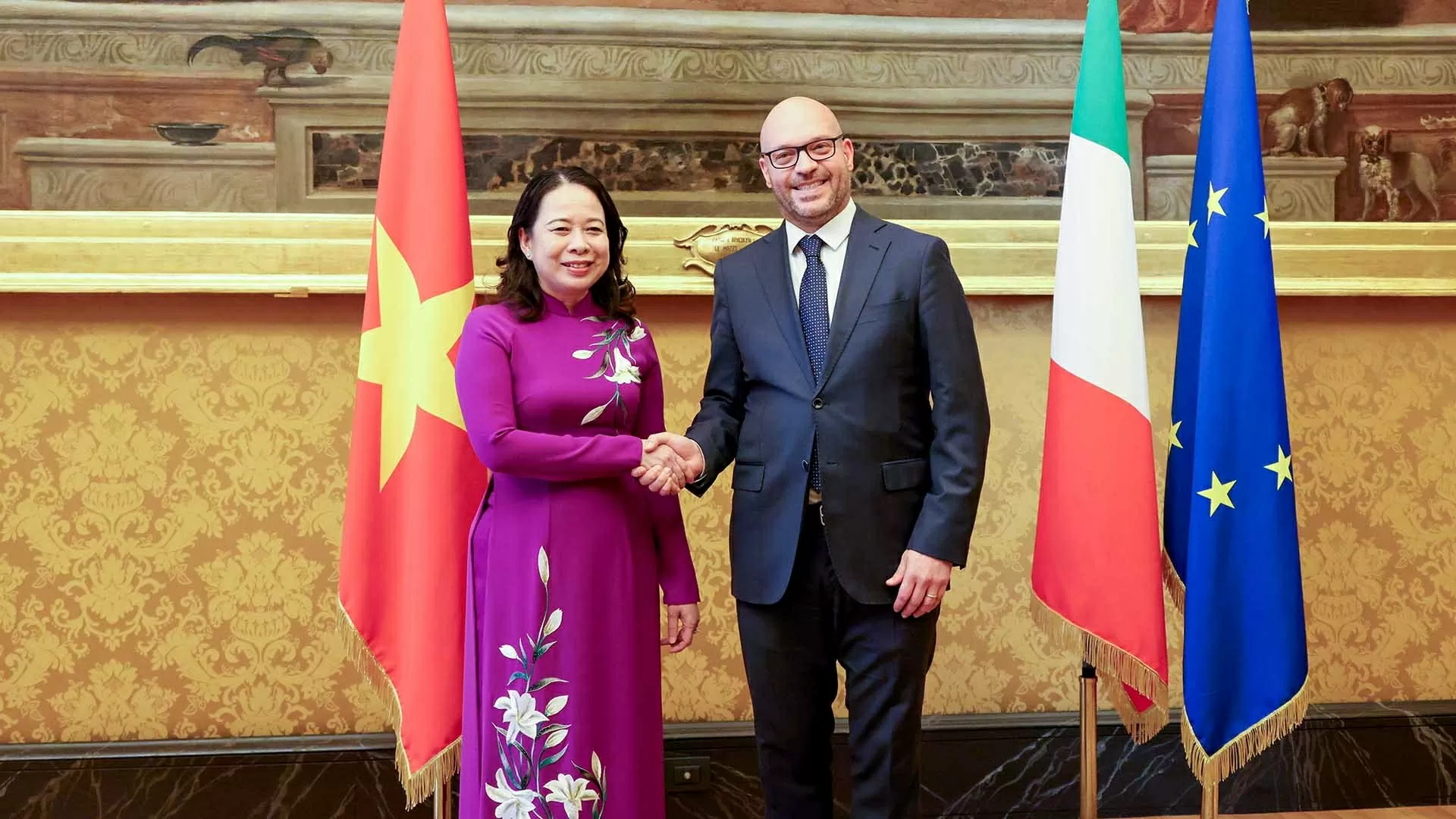 Quan hệ Đối tác chiến lược Việt Nam-Italy phát triển mạnh mẽ trên nhiều lĩnh vực