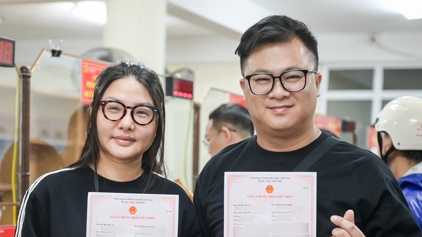 nhieu cap doi o ninh binh chon ngay dau sap nhap tinh de dang ky ket hon