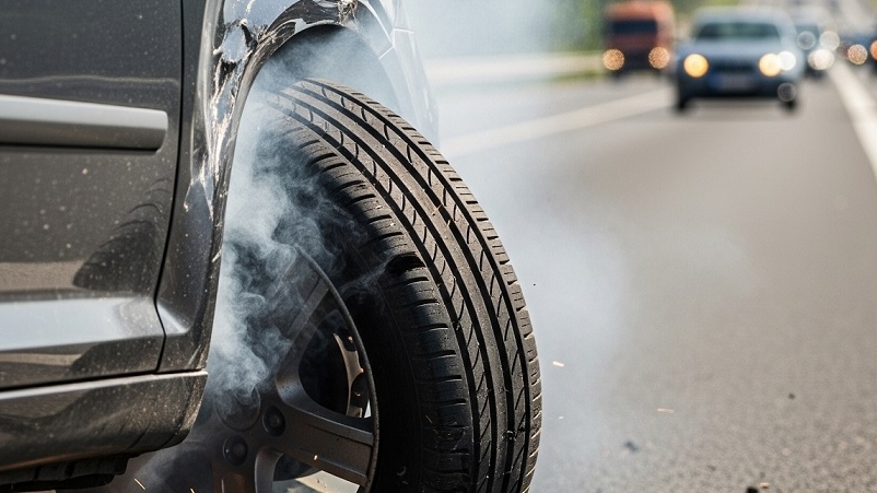 Nổ lốp xe ô tô có được bảo hiểm chi trả không?