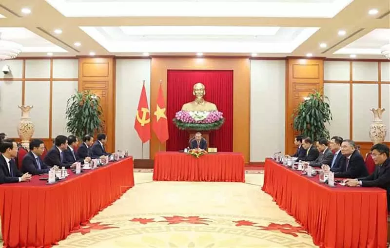 Tổng Bí thư Tô Lâm và Tổng thống Hoa Kỳ Donald Trump điện đàm Tổng Bí thư Tô Lâm và Tổng thống Hoa Kỳ Donald Trump điện đàm