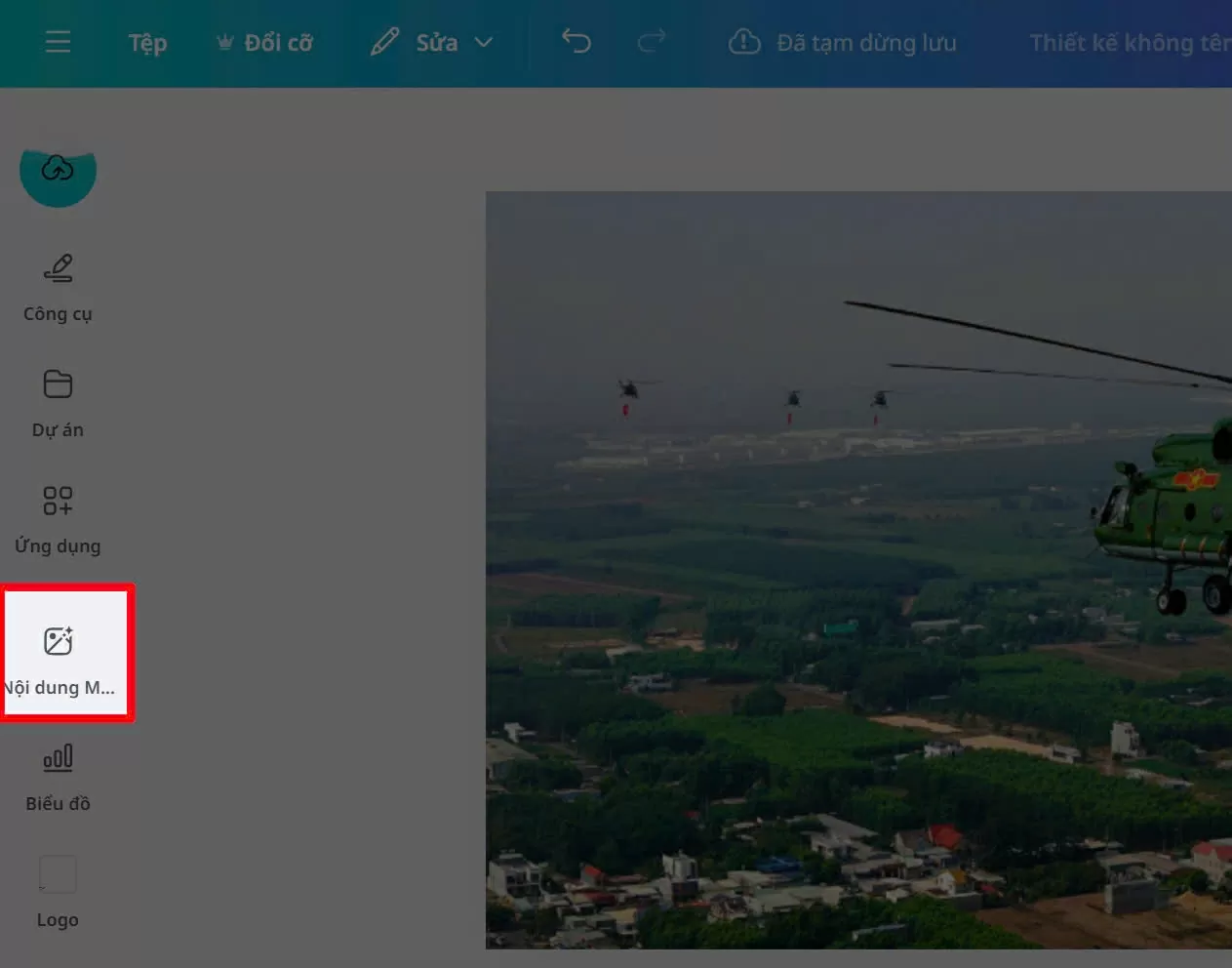 Nhấn vào mục Nội dung Magic. Nhấn vào mục Nội dung Magic.
