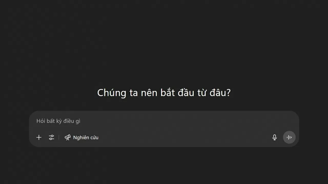 Bắt đầu lệnh mới. Bắt đầu lệnh mới.