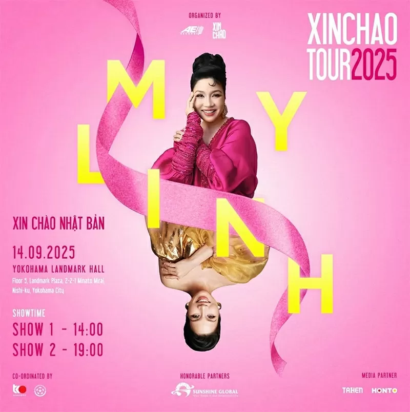 Concert “Mỹ Linh Xin Chào Tour 2025 – Mỹ Linh Xin Chào Nhật Bản”.