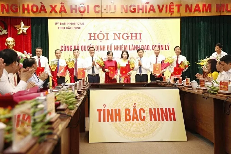 Bắc Ninh công bố quyết định bổ nhiệm lãnh đạo sở, ban, ngành, kiện toàn bộ máy sau sáp nhập