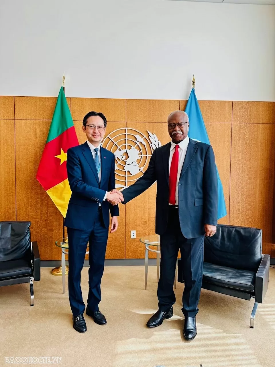 Đại sứ Đỗ Hùng Việt gặp Chủ tịch Đại hội đồng khoá 79 và lãnh đạo Liên hợp quốc