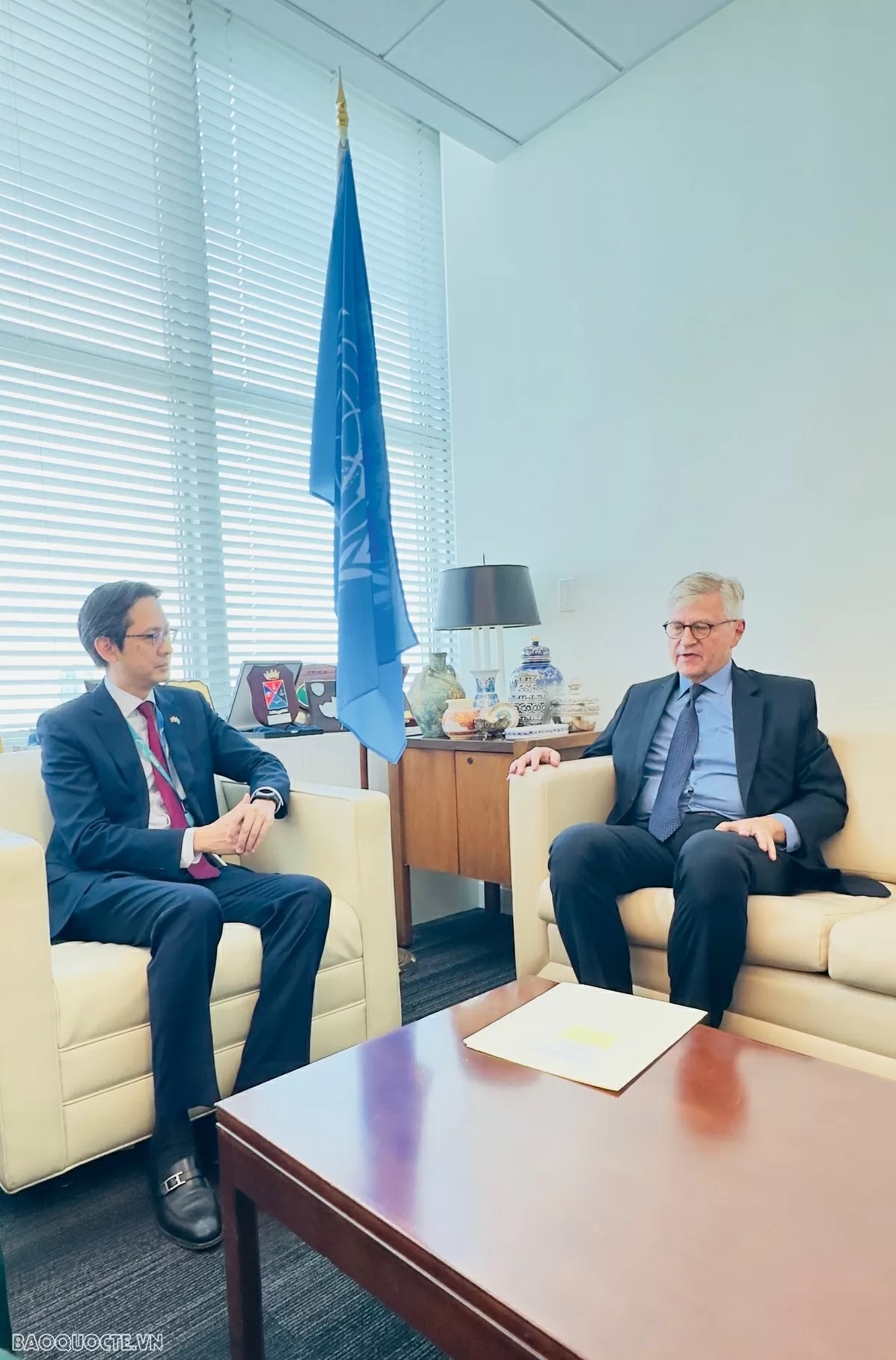 Đại sứ Đỗ Hùng Việt gặp Chủ tịch Đại hội đồng khoá 79 và lãnh đạo Liên hợp quốc
