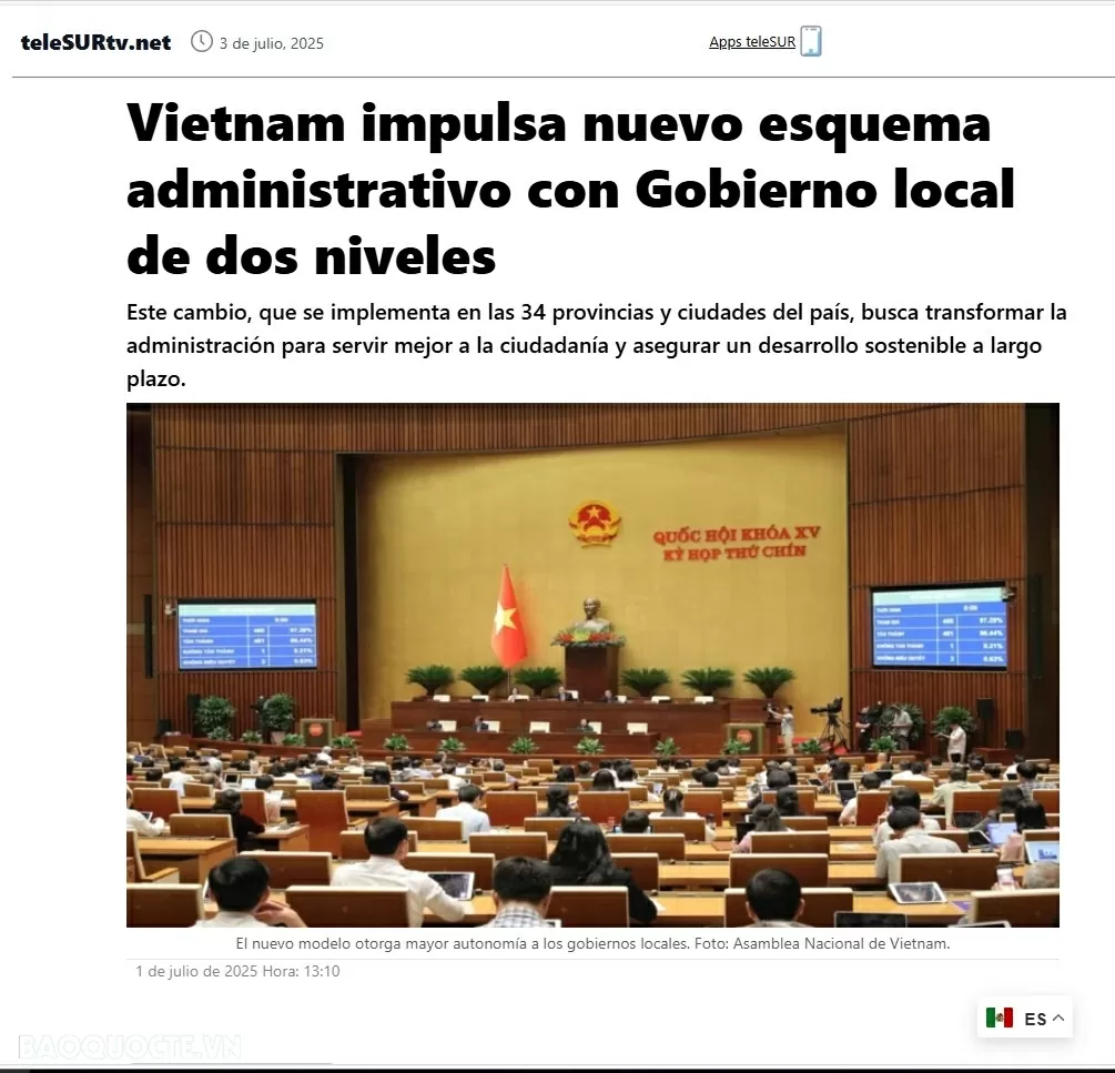 TELESUR mong muốn đồng hành cùng Việt Nam trong kỷ nguyên vươn mình TELESUR mong muốn đồng hành cùng Việt Nam trong kỷ nguyên vươn mình