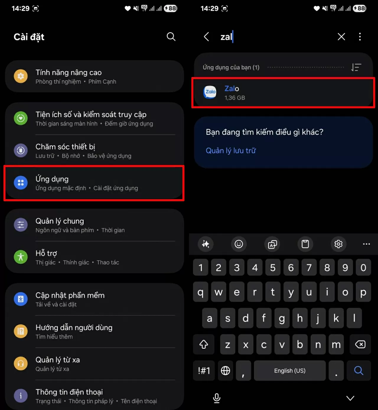 Truy cập Cài đặt trên điện thoại.