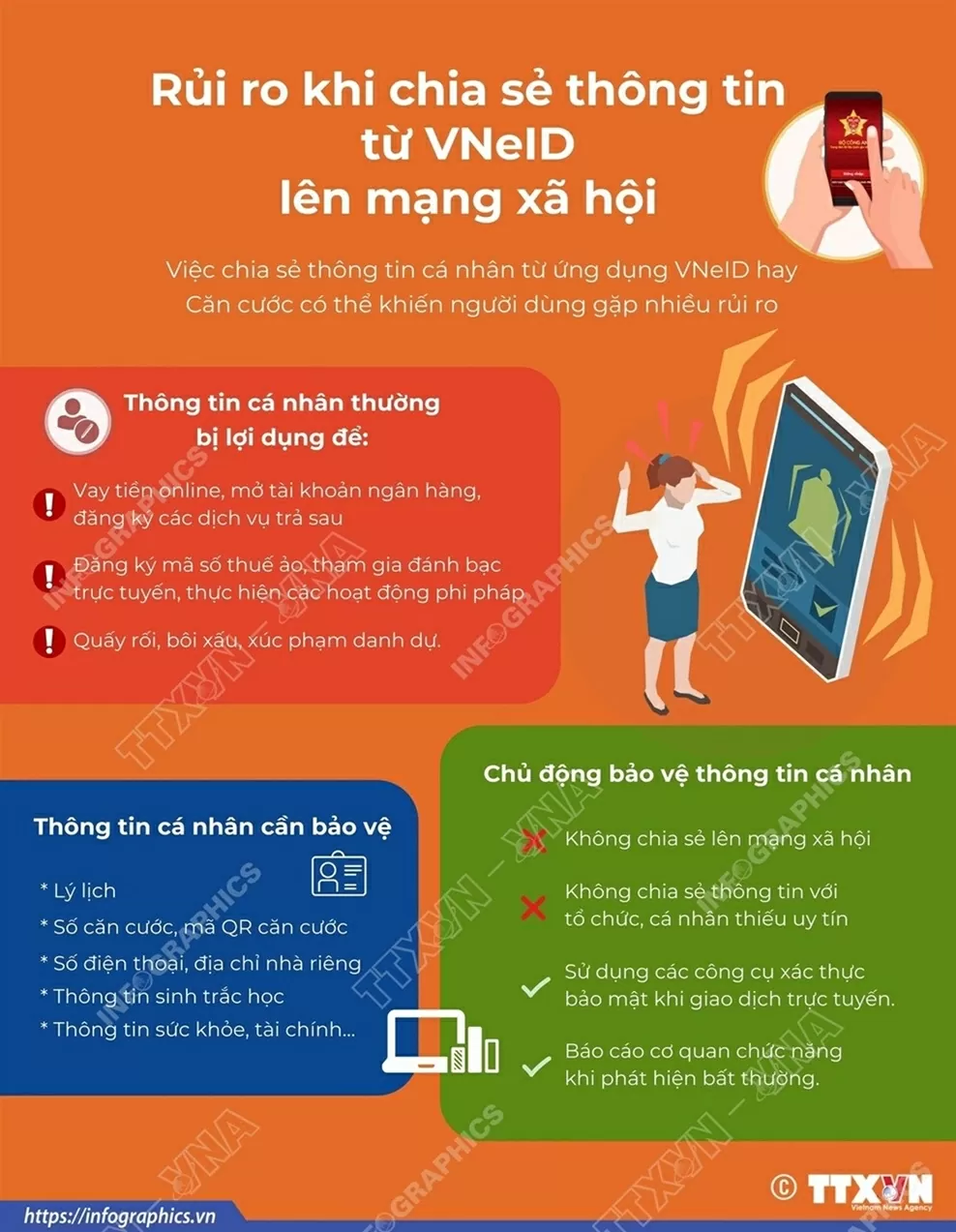 Bộ Công an hướng dẫn cách tránh thủ đoạn lừa đảo cài ứng dụng VNeID giả mạo Bộ Công an hướng dẫn cách tránh thủ đoạn lừa đảo cài ứng dụng VNeID giả mạo