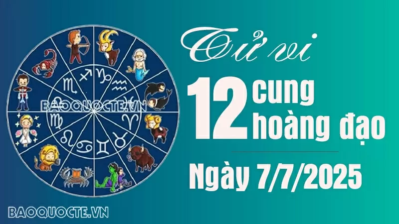 Tử vi 12 cung hoàng đạo Thứ Hai ngày 7/7/2025: Tử vi 12 cung hoàng đạo Thứ Hai ngày 7/7/2025: Song Ngư một ngày thuận lợi