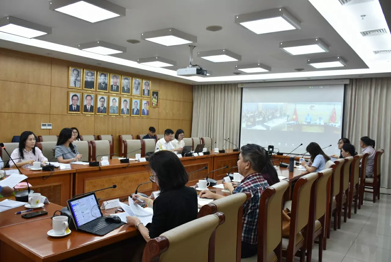 Chương trình được diễn ra theo hình thức trực tuyến. (Nguồn: UBNV) Chương trình được diễn ra theo hình thức trực tuyến. (Nguồn: UBNV)