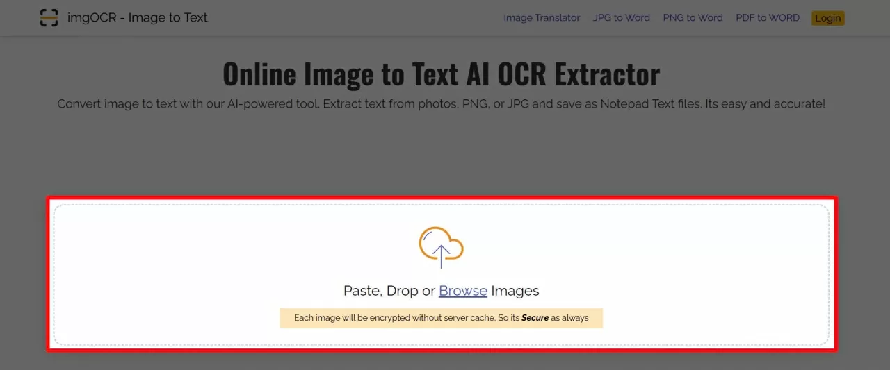 Truy cập vào công cụ AI miễn phí mang tên imGOCR. Truy cập vào công cụ AI miễn phí mang tên imGOCR.