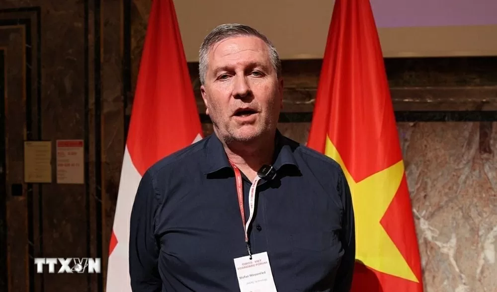 Ông Stefan Winzenried - Nhà sáng lập và CEO của công ty công nghệ JANZZ.technology của Thụy Sỹ.