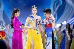 NTK Hằng Nguyễn và David Lê lan tỏa tình yêu áo dài tại Hoa hậu Biển đảo Việt Nam 2025