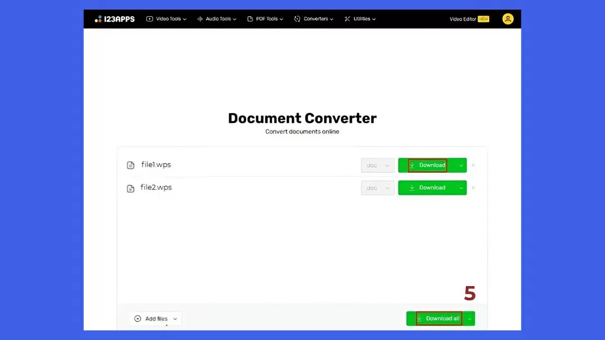 Tải xuống và sử dụng file Word.