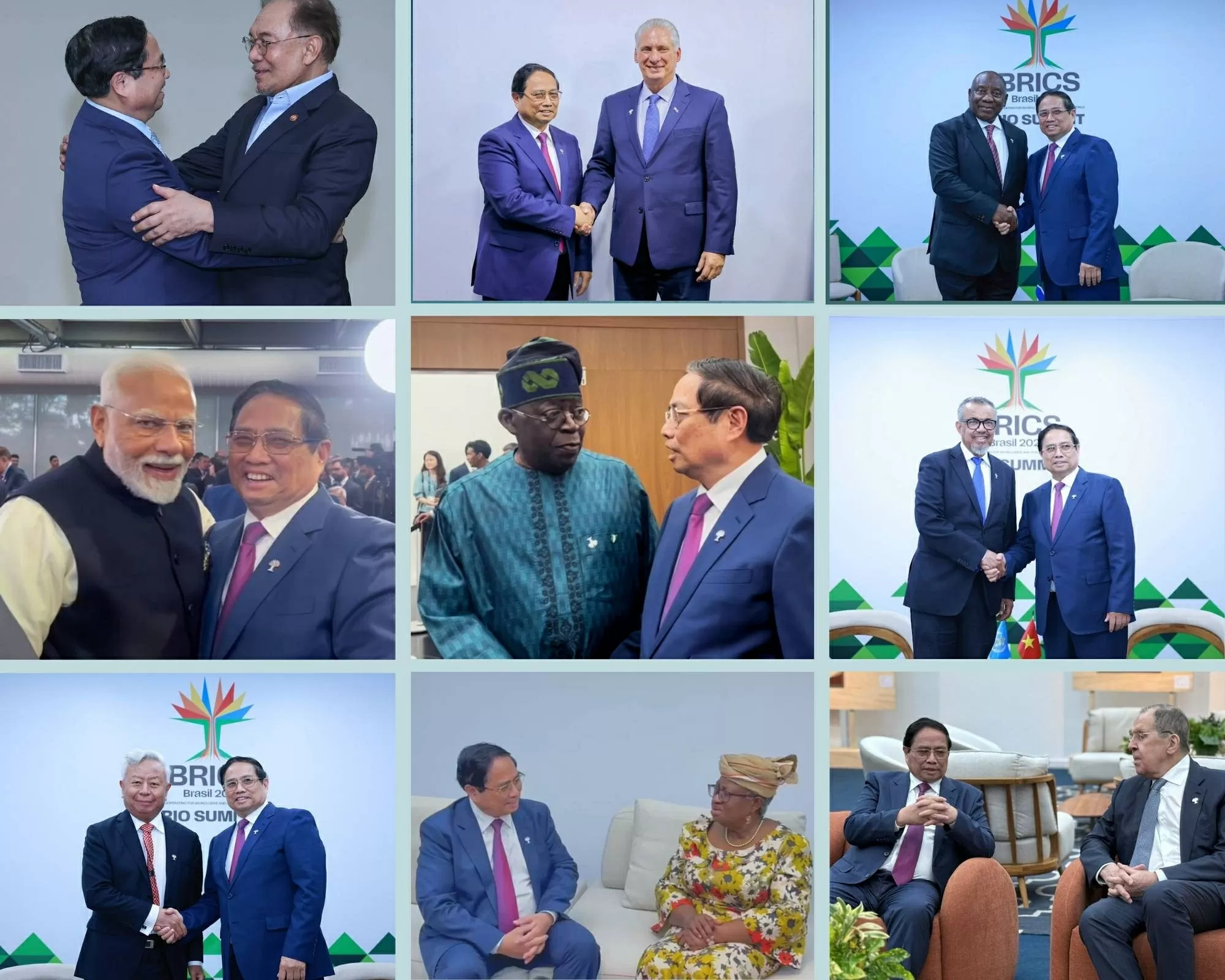 Những hình ảnh tại Brazil của Thủ tướng Phạm Minh Chính và Phu nhân