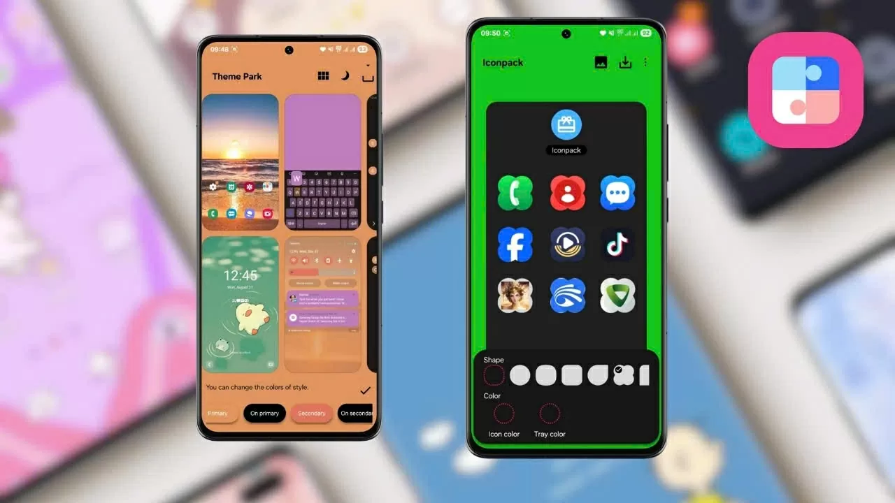 Cách tự tạo theme cho điện thoại Samsung đẹp mắt . Cách tự tạo theme cho điện thoại Samsung đẹp mắt .