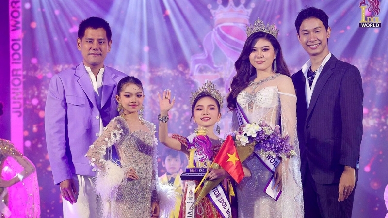 Mẫu nhí đến từ Hải Phòng xuất sắc đăng quang Mini Miss Junior Idol World 2025