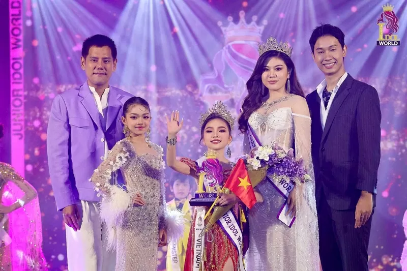 Mẫu nhí đến từ Hải Phòng xuất sắc đăng quang Mini Miss Junior Idol World 2025
