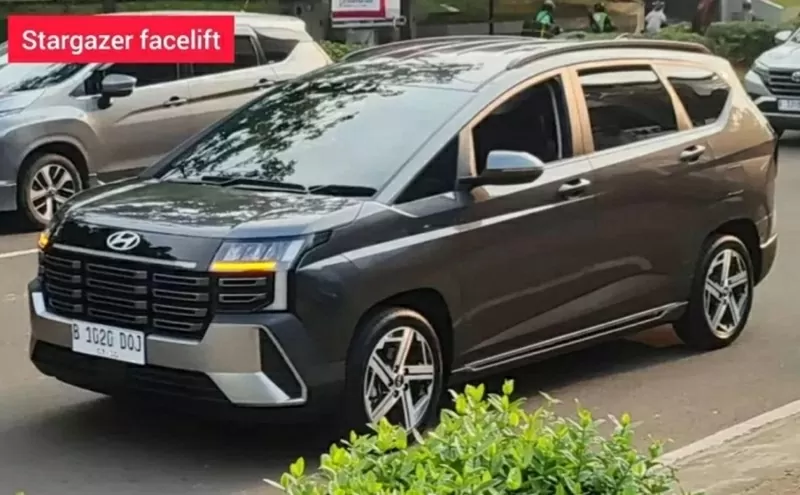 Hyundai Stargazer 2026 bị bắt gặp trên đường phố Indonesia