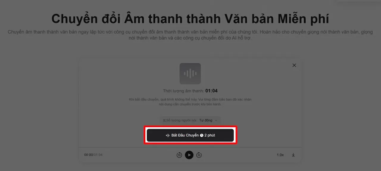 Cách chuyển ghi âm thành văn bản bằng AI trong vài bước
