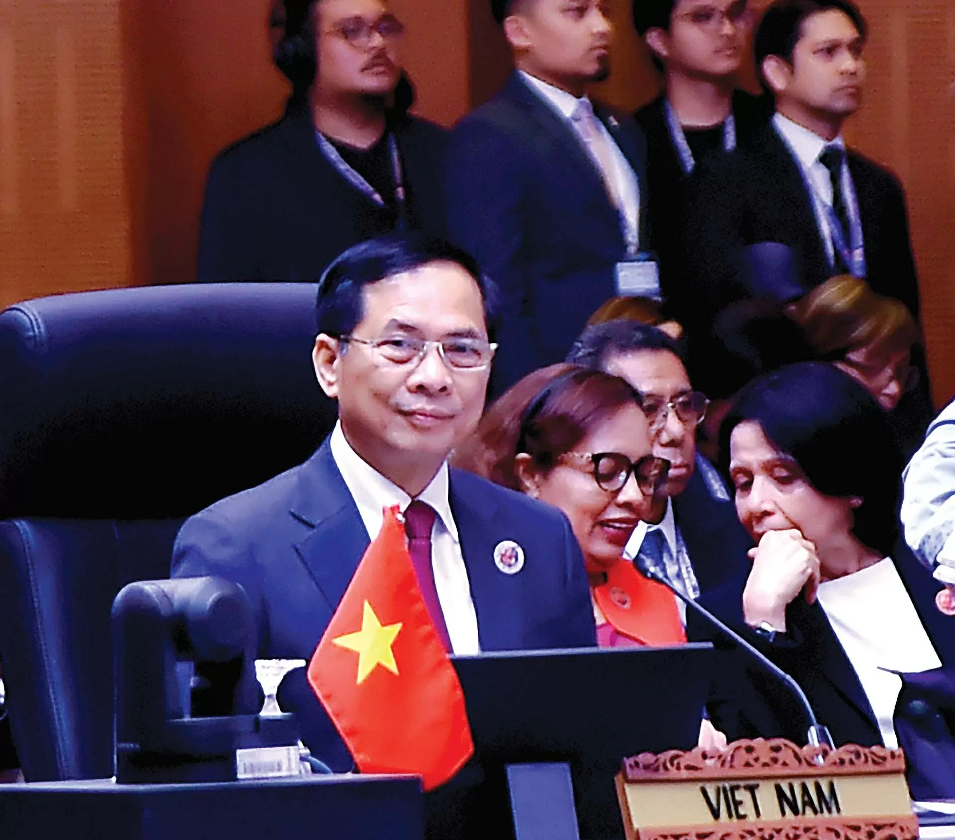 Phó Thủ tướng, Bộ trưởng  Ngoại giao Bùi Thanh Sơn. (Ảnh: Quang Hòa)