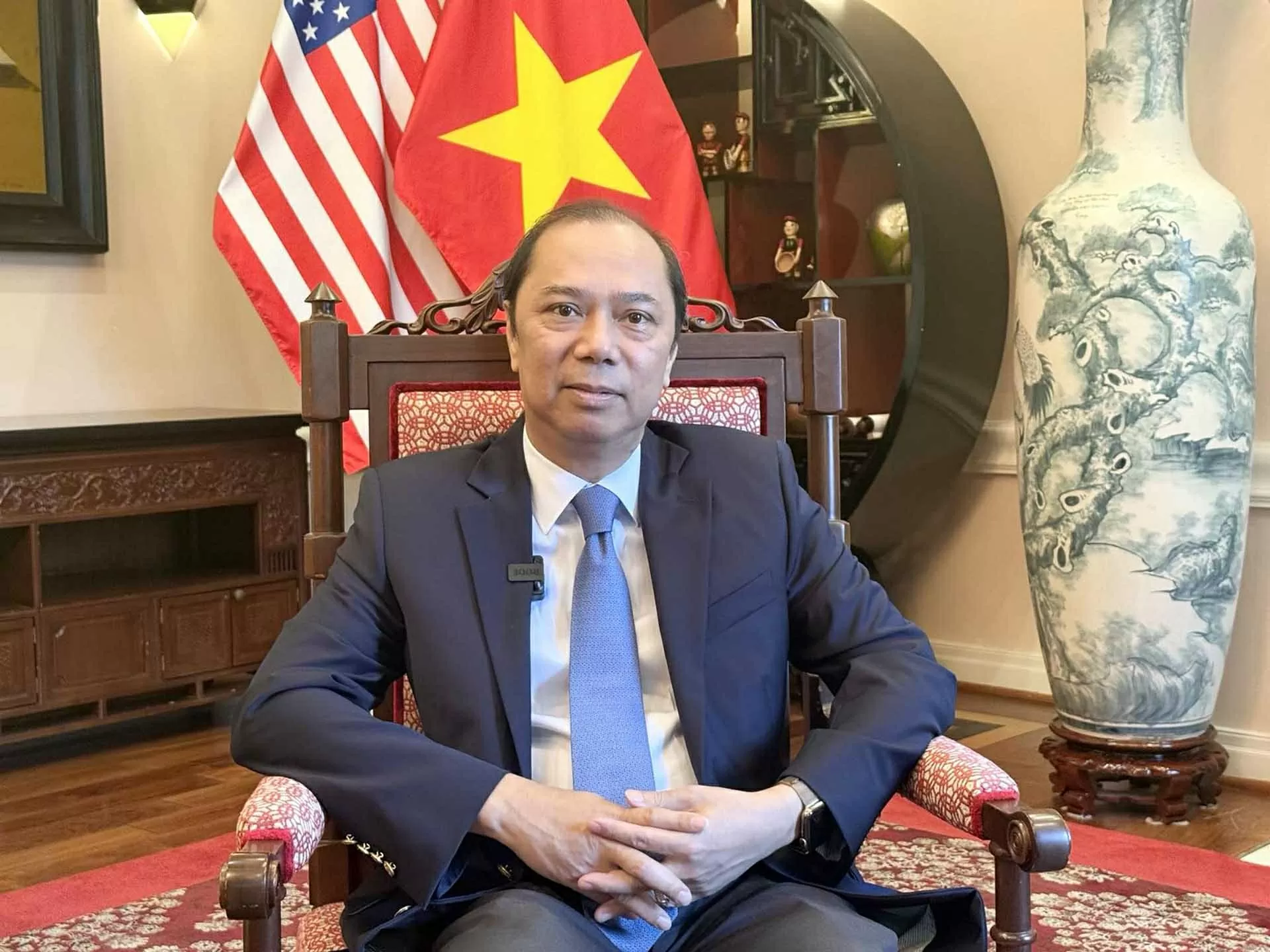 Đại sứ Việt Nam tại Hoa Kỳ Nguyễn Quốc Dũng. (Nguồn: ĐSQ Việt Nam tại Hoa Kỳ) Đại sứ Việt Nam tại Hoa Kỳ Nguyễn Quốc Dũng. (Nguồn: ĐSQ Việt Nam tại Hoa Kỳ)