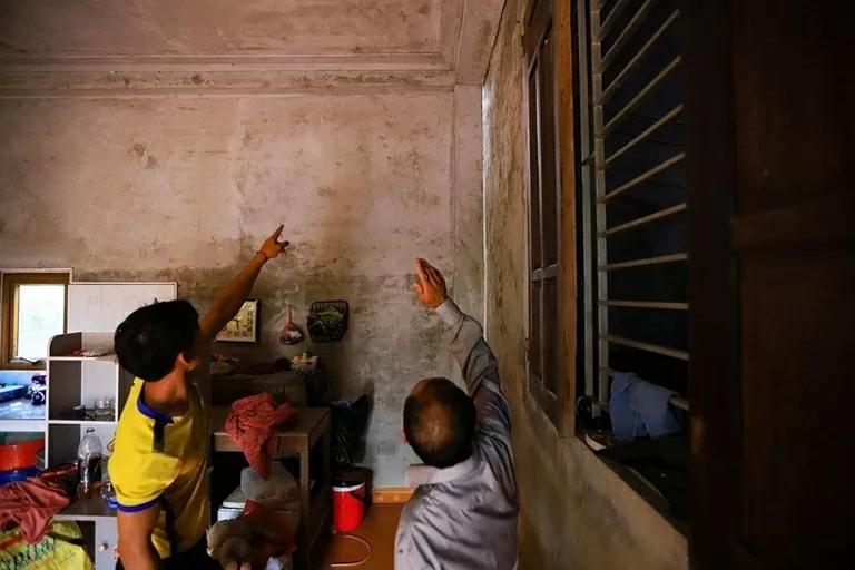 Phú Thọ: Nhà người dân sụt lở nghiêm trọng