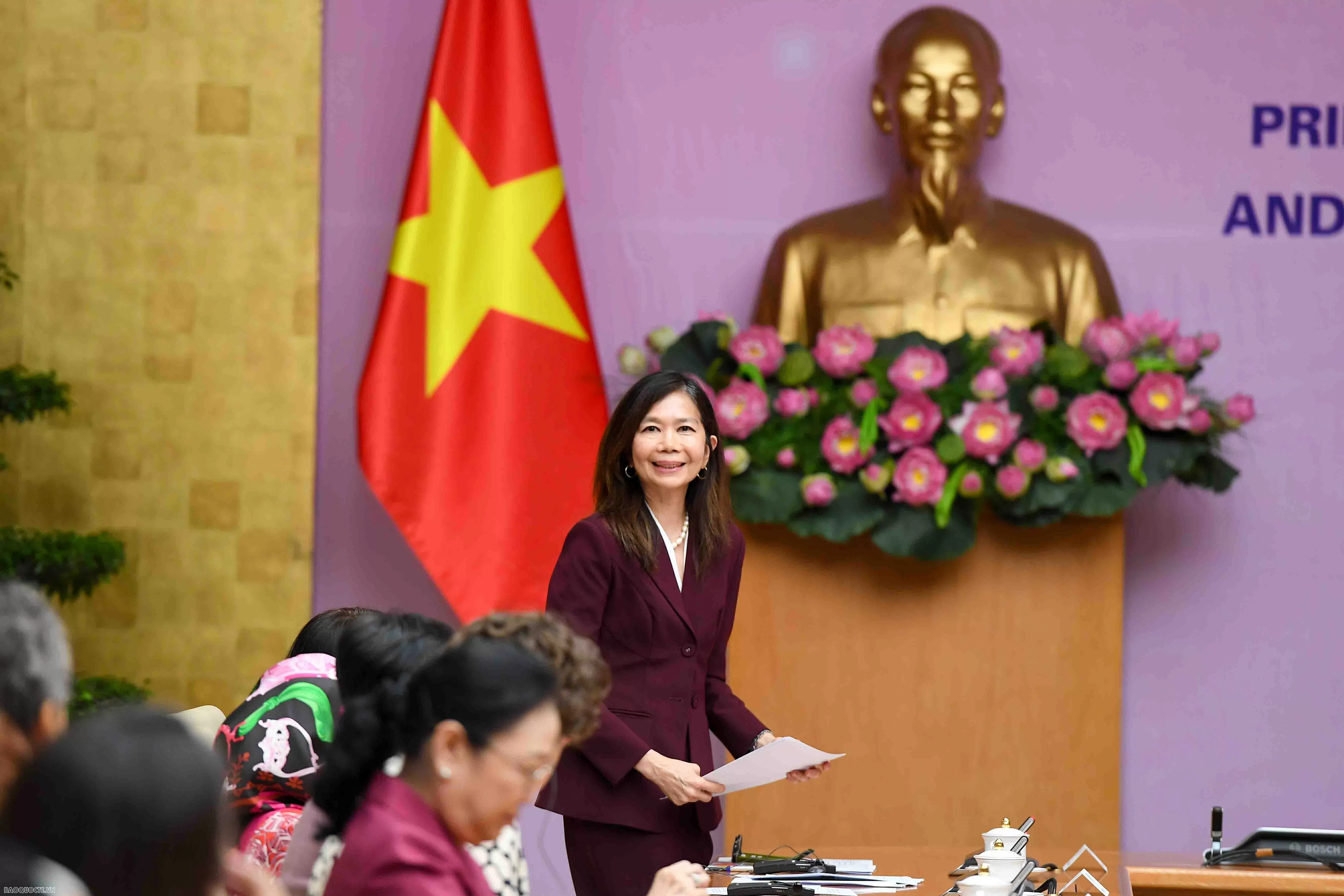 Các nhà ngoại giao nữ: Những nhân tố đặc biệt trong thực hiện khát vọng của nhân loại Các nhà ngoại giao nữ: Những nhân tố đặc biệt trong thực hiện khát vọng của nhân loại