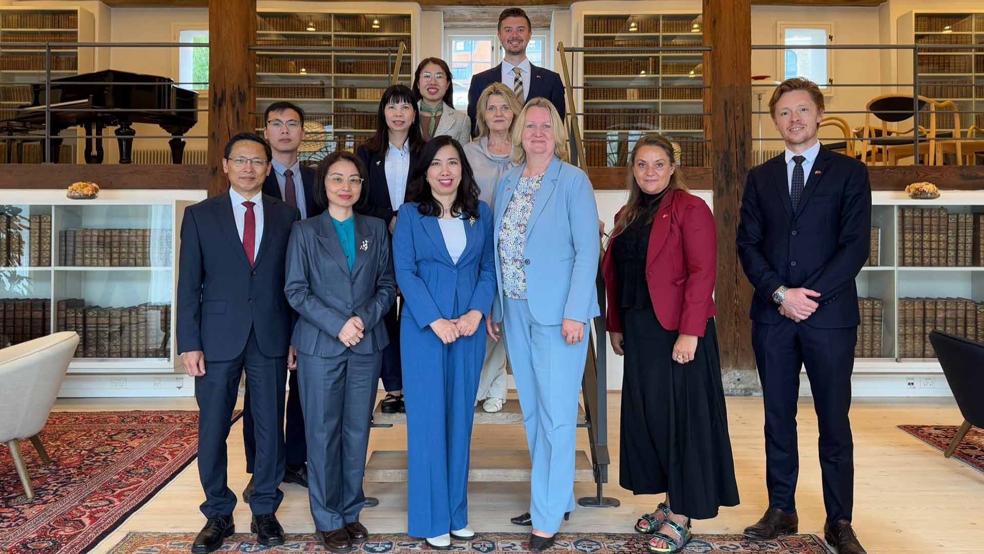 Thứ trưởng Ngoại giao Lê Thị Thu Hằng đồng chủ trì Tham vấn chính trị Việt Nam-Đan Mạch lần thứ 3