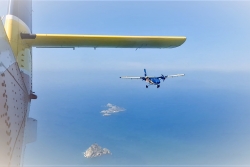 Máy bay chuyên dụng tuần thám trên biển chuẩn bị cho diễu binh 80 năm Quốc khánh