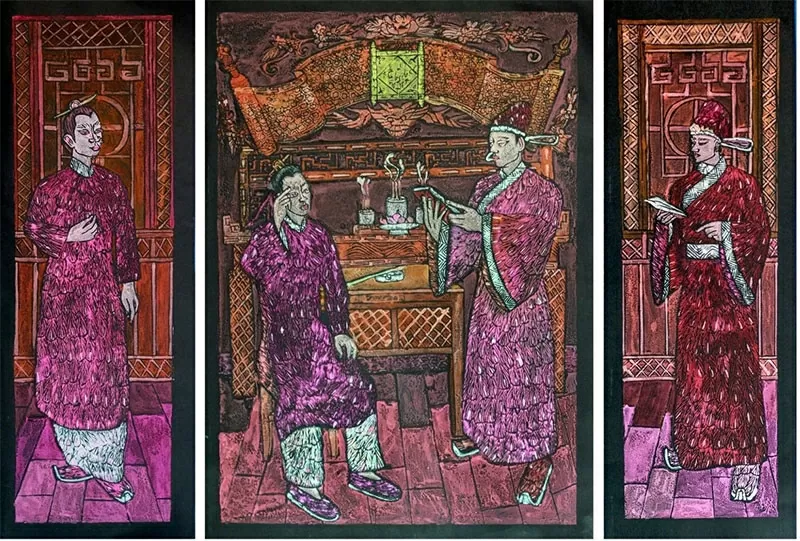 Tranh cổ xưa – Ký ức chưa đặt tên.