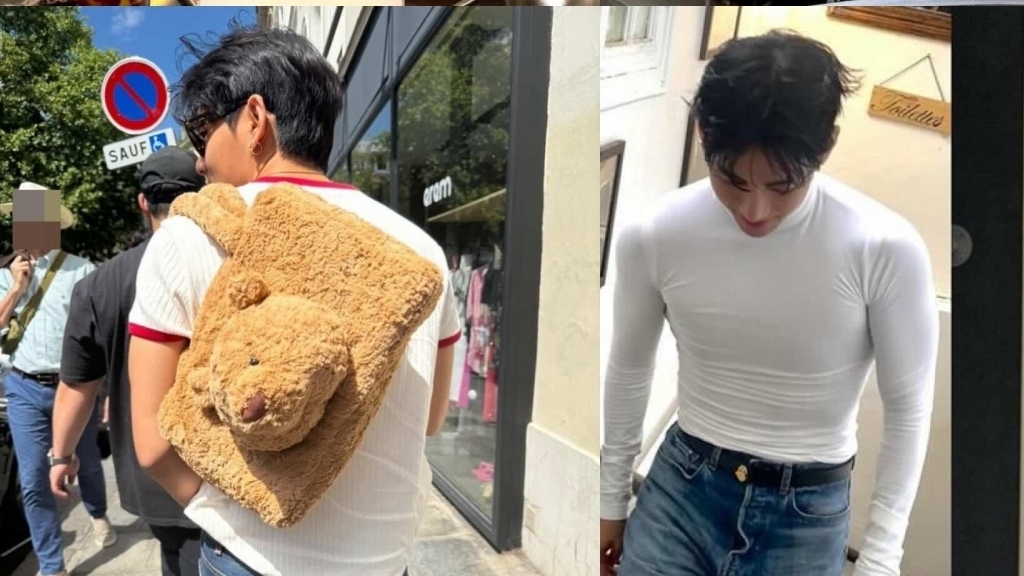 Thành viên V của BTS khoe vóc dáng săn chắc trong loạt ảnh cuối cùng tại Paris