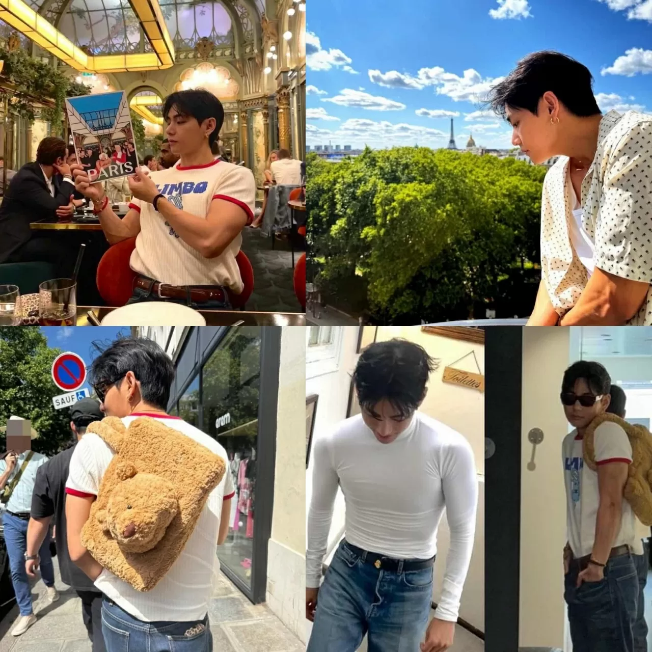 Thành viên V của BTS khoe vóc dáng săn chắc trong loạt ảnh cuối cùng tại Paris Thành viên V của BTS khoe vóc dáng săn chắc trong loạt ảnh cuối cùng tại Paris