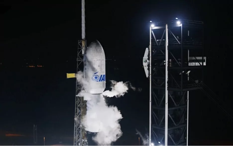 Vệ tinh liên lạc Dror-1 trước khi được SpaceX phóng vào ngày 13 tháng 7 năm 2025 (Ảnh chụp màn hình/SpaceX) Vệ tinh liên lạc Dror-1 trước khi được SpaceX phóng vào ngày 13 tháng 7 năm 2025 (Ảnh chụp màn hình/SpaceX)