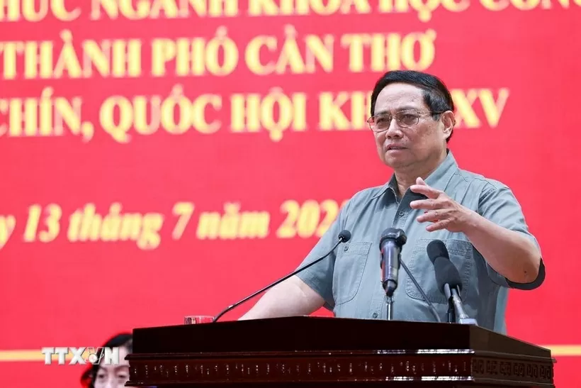Thủ tướng Phạm Minh Chính: Cần Thơ sẽ phát huy vai trò đầu tàu trong khu vực trên tất cả lĩnh vực Thủ tướng Phạm Minh Chính: Cần Thơ sẽ phát huy vai trò đầu tàu trong khu vực trên tất cả lĩnh vực
