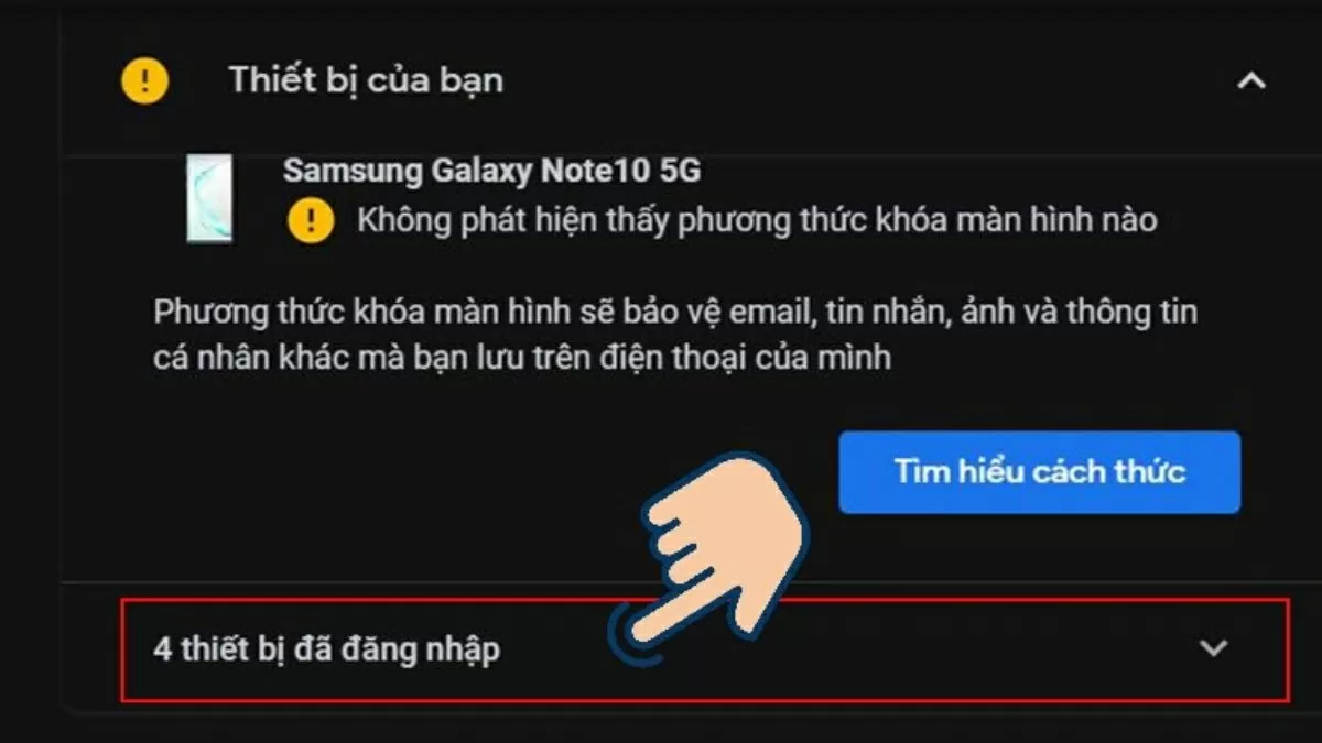 Nhấn vào biểu tượng ba chấm dọc bên cạnh.