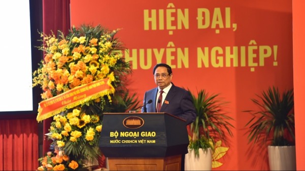 Thủ tướng Phạm Minh Chính dự Đại hội đại biểu Đảng bộ Bộ Ngoại giao lần thứ I, nhiệm kỳ 2025-2030