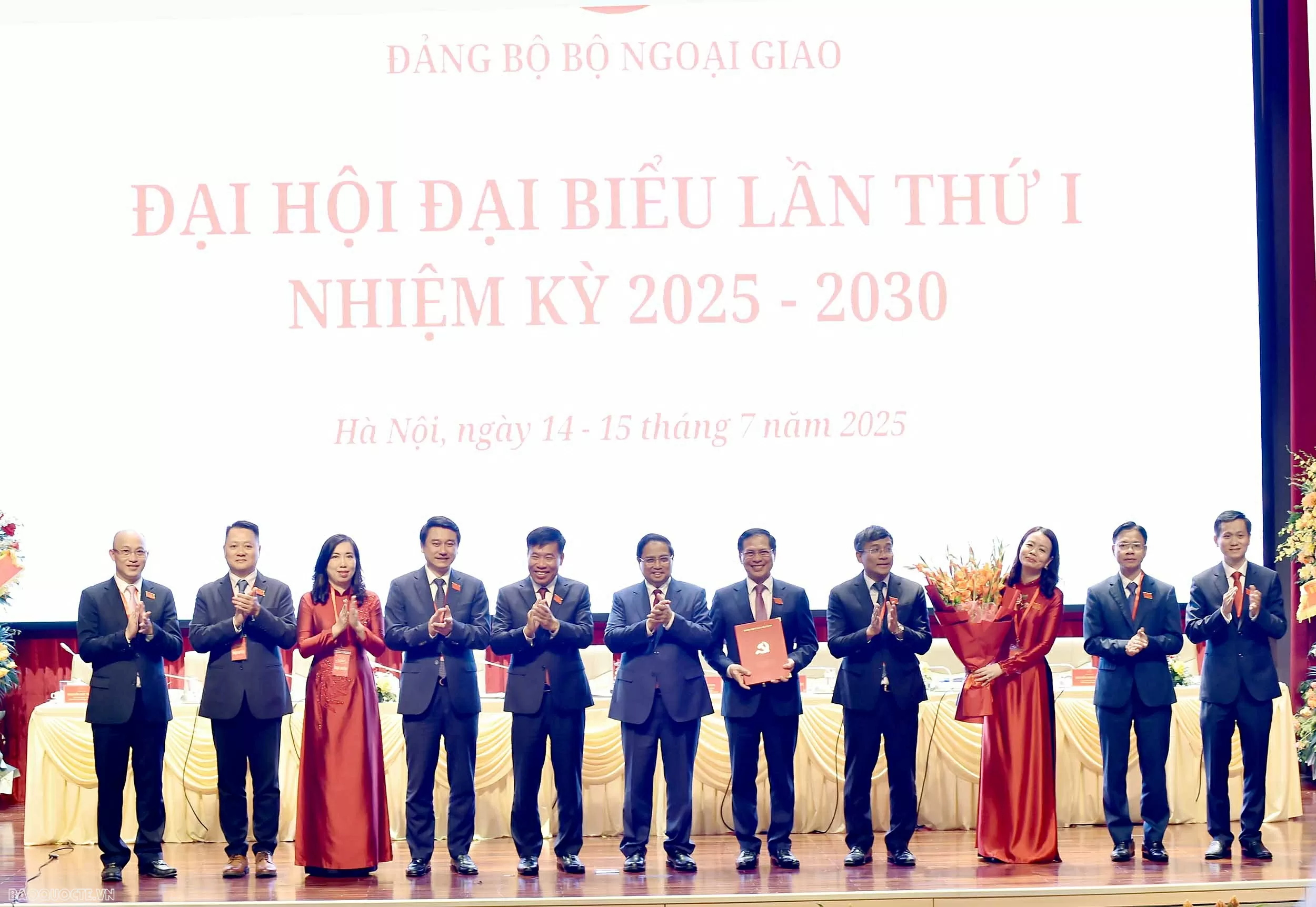 Thủ tướng Phạm Minh Chính dự Đại hội đại biểu Đảng bộ Bộ Ngoại giao lần thứ I, nhiệm kỳ 2025-2030